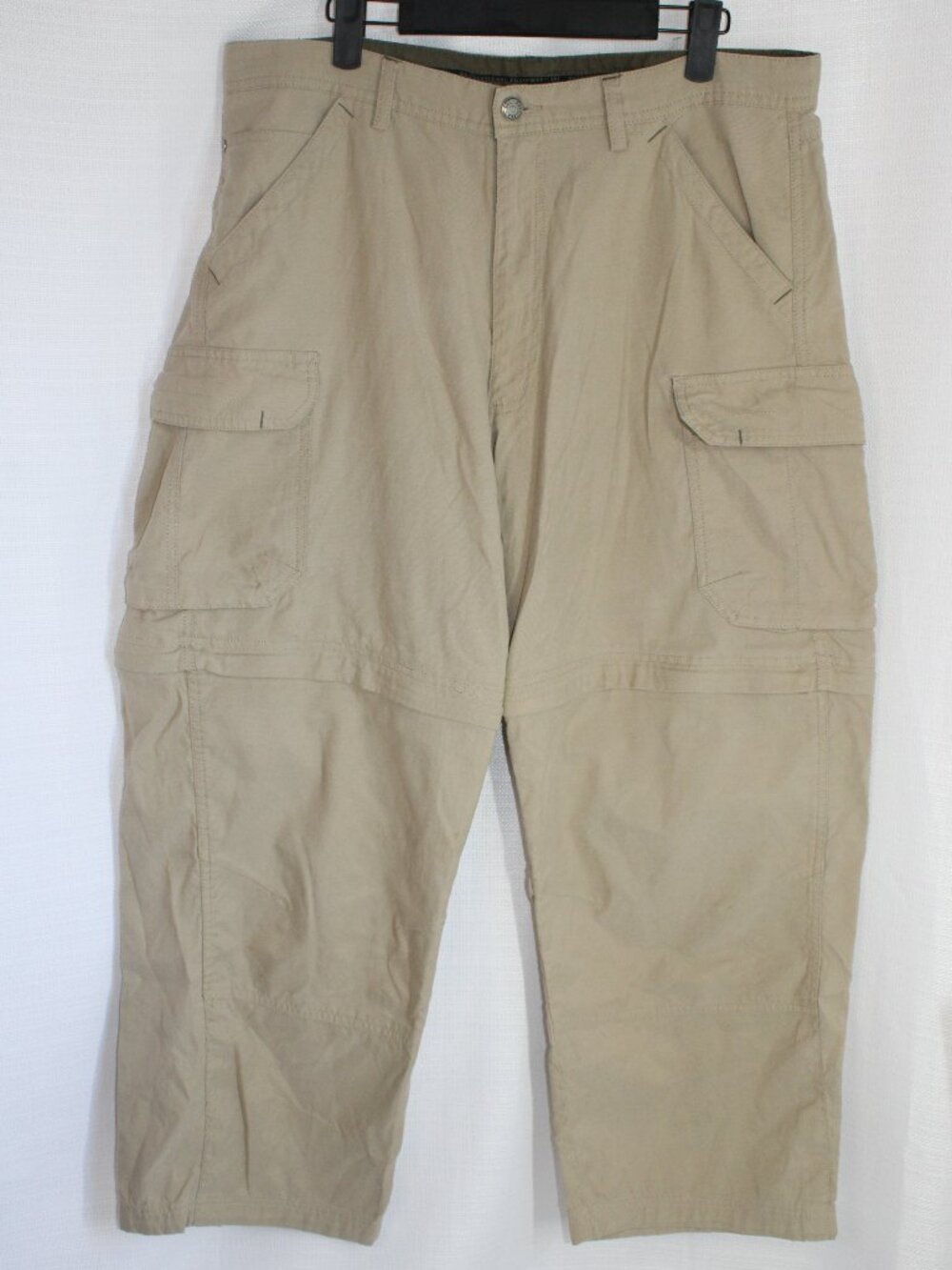REI Khaki Convertible Cargo Pants, 34" x 34"